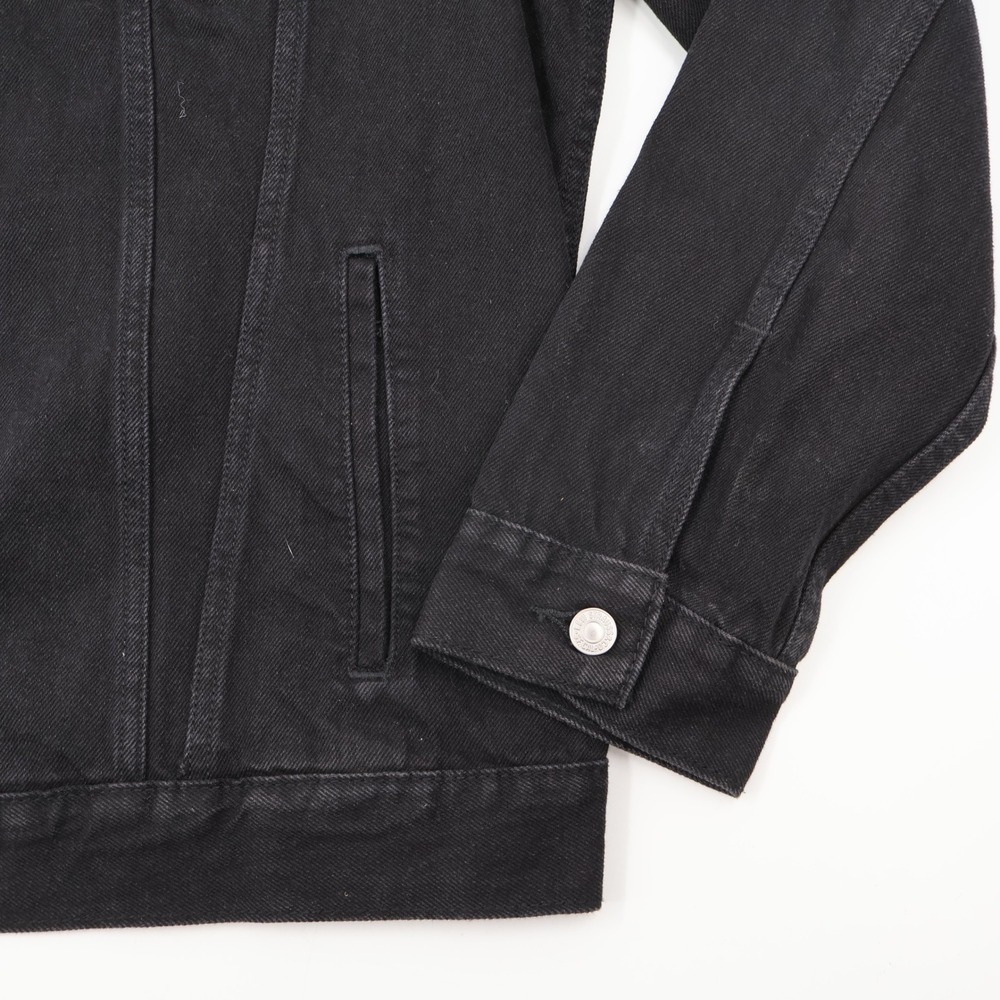 Levis Trucker Jacket Mens XL Black Denim Button Up 72334-3485 Classic Coat - Picture 2 of 14